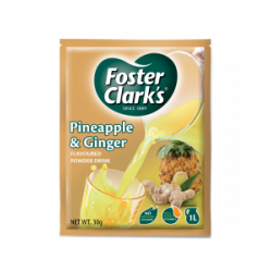 Foster Clark Suco instantâneo de abacaxi e gengibre 30g