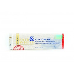 Gel Creme Clareador Facial - Fair & White - 30ml